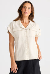Portia Shirt - Natural